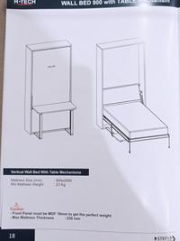 Gambar H-Tech Vertical Bed with Table dari Toko Ruang Ide Kota Bogor 3 Tokopedia