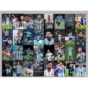 HJ poster dinding lionel messi isi 48 lembar bisa custom gambar chat admin