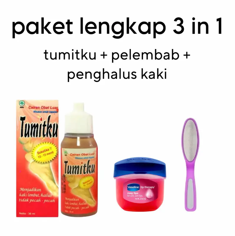 Paket Bundling Tumitku+pelembab+penghalus kaki solusi kaki tumit pecah-pecah dan kapalan 0