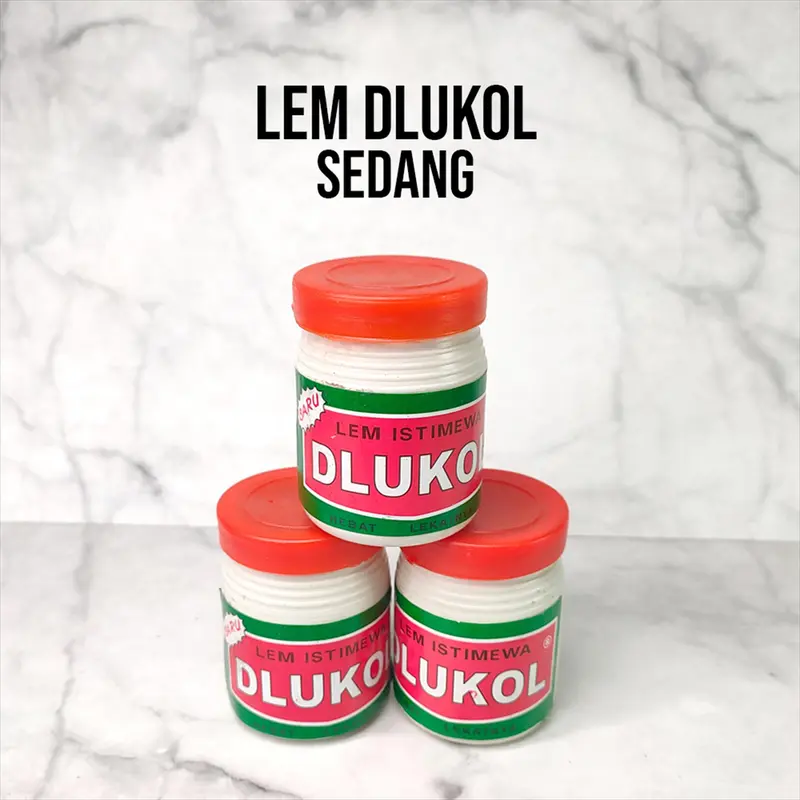 1pc Lem colek DLUKOL  MEDIUM / lem kertas / lem serbaguna / lem murah DLUKOL 0