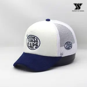 YANXSHA - Topi Visor Pendek Baseball Carduroy bordir wold Ynxsha Premium distro