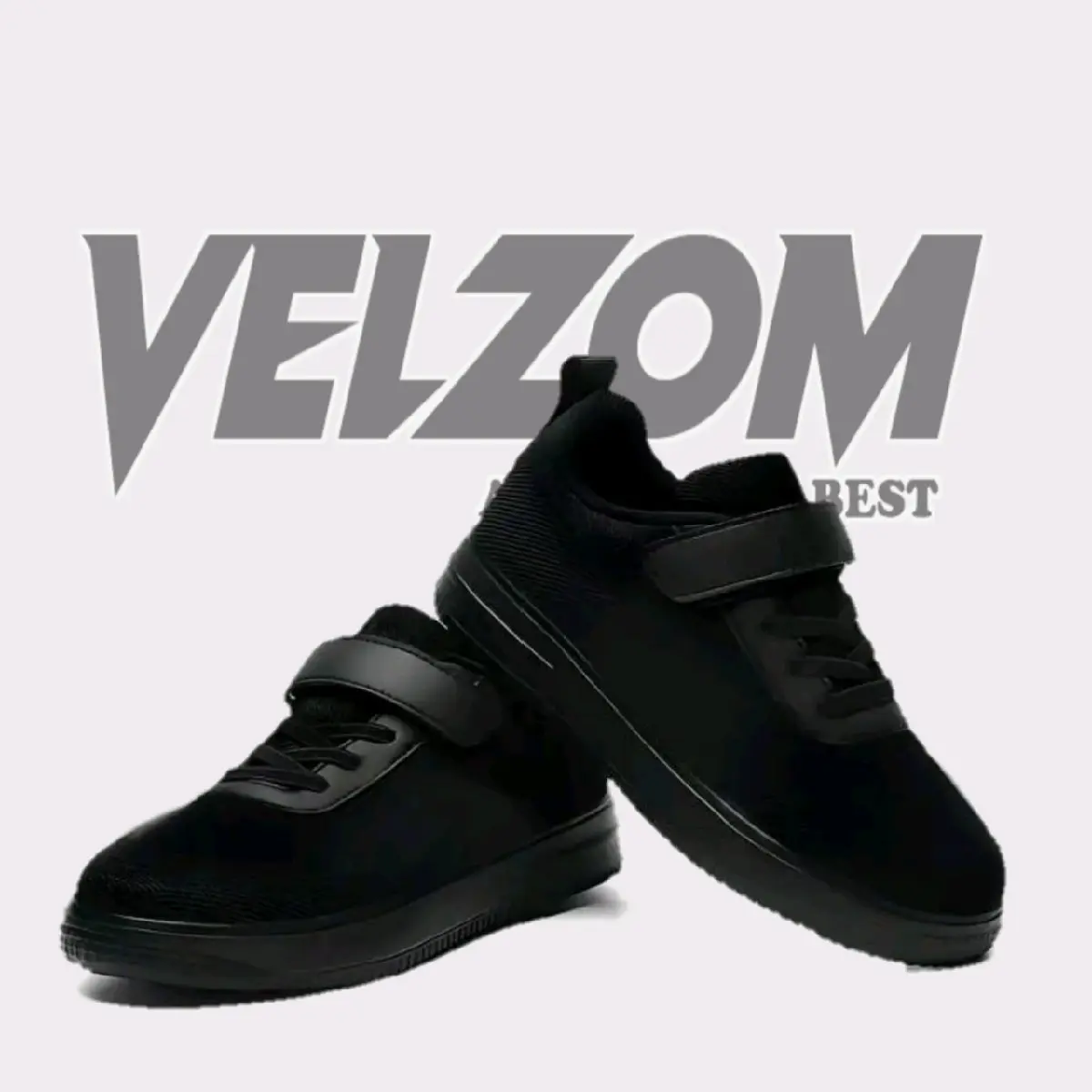 SEPATU ANAK SEKOLAH TK SD SMP SEPATU ANAK LAKI PEREMPUAN COWOK CEWEK FULL HITAM fashion V09