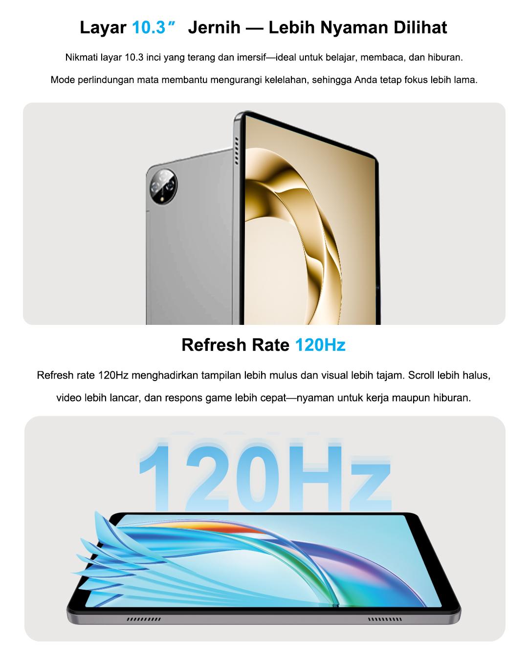 （2）2026 MatePad H13 Pro 10.3" Tablet [16GB+1TB] | Pengalaman Pro Layaknya PC | 120Hz OLED Real Color FullView Display | Ultra-tip