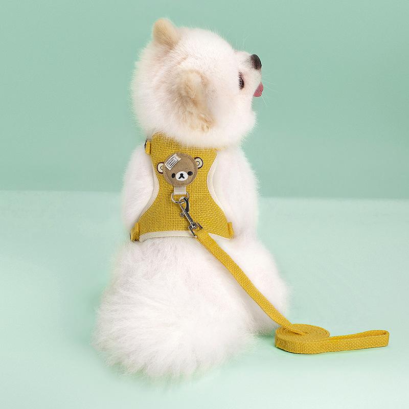Product Introduction of Cute Pet Harness Leash Set for Small Mid Dogs Cat Walking Lead Chihuahua Bunny Vest Harness Poodle Collar Leash Dog Accessories 22