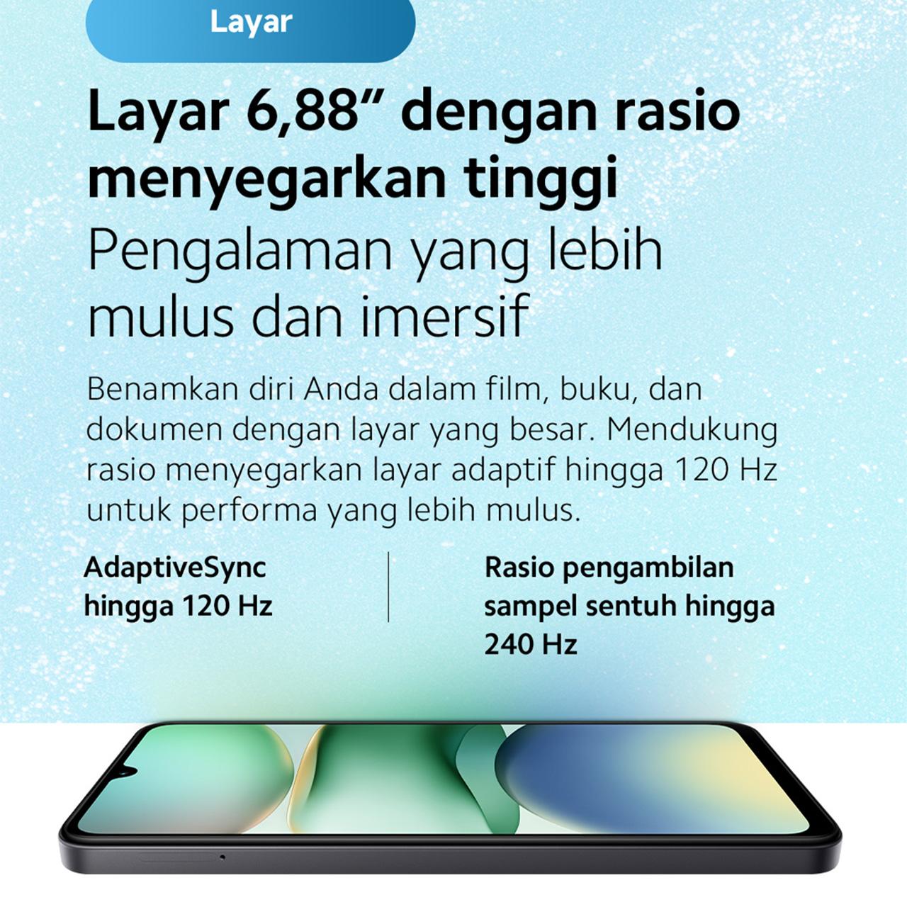 Xiaomi Redmi A5 (4+4GB*/128GB) Kamera hebat 32MP | Desain memikat 6.88"display | Baterai kuat 5200mAh | Octa-Core prosesor anti lemot [Official Store]