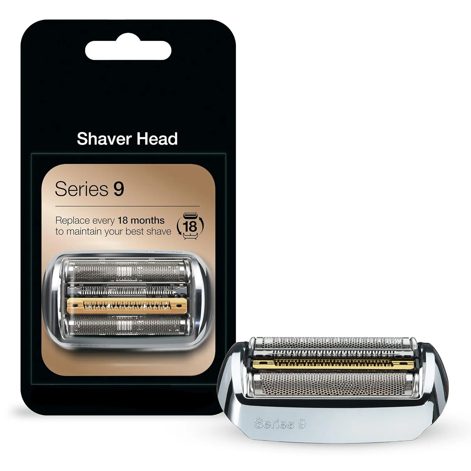 Series 9 Electric Shaver Replacement Head - 92S - Compatible with all Braun Series 9 Electric Razors 9290cc, 9291cc, 9370cc, 9293s, 9385cc, 9390cc, 9330s, 9296cc