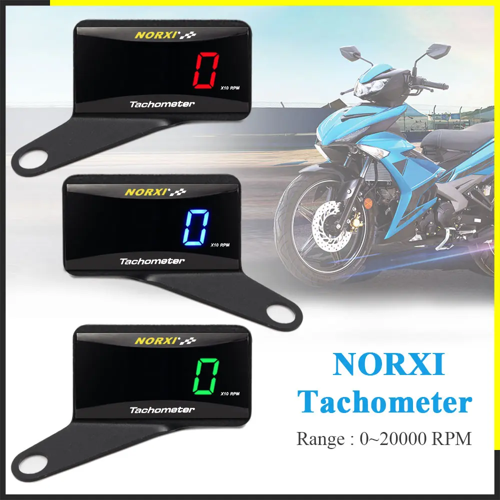 Đồng Hồ Đo RPM Mini, Đồng Hồ Đo Tốc Độ Động Cơ Màn Hình LCD Vuông Kỹ Thuật Số, Cho Xe Máy, Thích Hợp Cho YAMAHA Và KAWASAKI, Đồng Hồ Đo Xe Máy Thông Dụng, Đo Tốc Độ, Đồng Hồ Đo Động Cơ