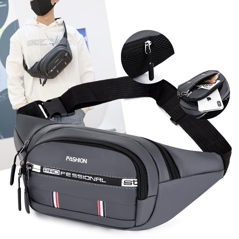  Túi đeo hông túi đeo chéo nam nữ vải Oxford chống nước nhiều ngăn – du lịch thể thao dạo phố 