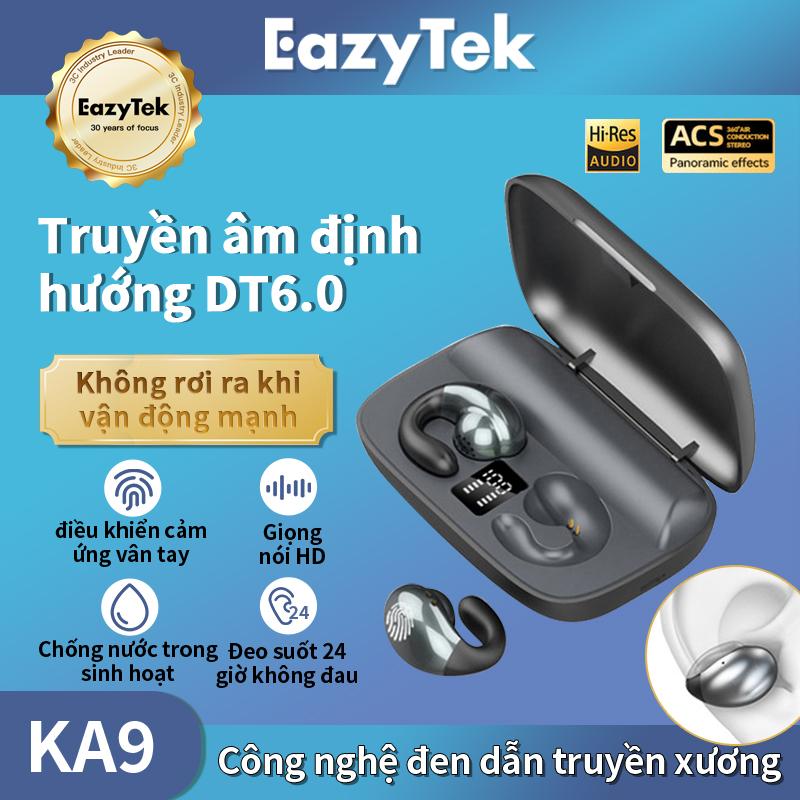 Tai Nghe Nhét Tai Nghe Không Dây, Eazytek, Ka9, Tai Nghe Dẫn Truyền Xương, Màn Hình LED, Hộp Sạc, Thích Hợp Để Chạy, Tập Luyện, Tập Gym
