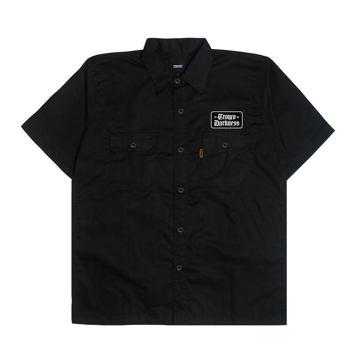 Gambar Troy Company Work Shirt Workwear Black Darkness - Kemeja Workshirt Hitam Kerja WSP 3571 - XL dari Troy Company Kab. Sleman Tokopedia