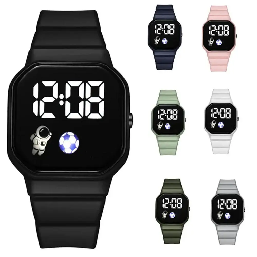 Technology Sense Watch Waterproof Electronic Watch Square Unisex Student Watch Simple Fashion