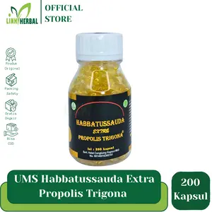 UMS Habbatussauda Extra Propolis Trigona Isi 200 Kapsul