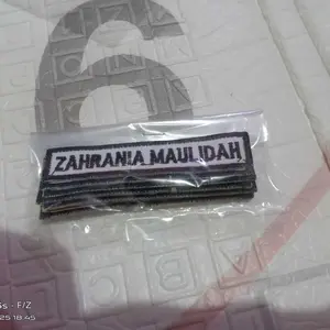 BORDIR NAMA , BORDIR NAMA SEKOLAH,LNGSUNG JADI, BET BORDIR PAPAN NAMA