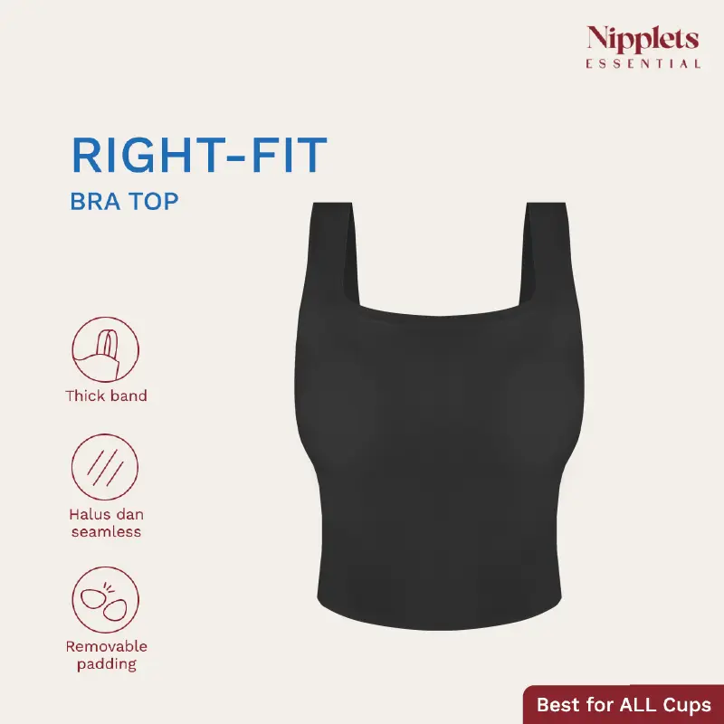 Right Fit Bra Top - Seamless Padded Top