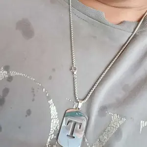 COD-Kalung Inisial Nama Silver Anti Karat / Kalung Abjad A-Z / Aksesoris Fashion Kualitas Tinggi Keren Bagus