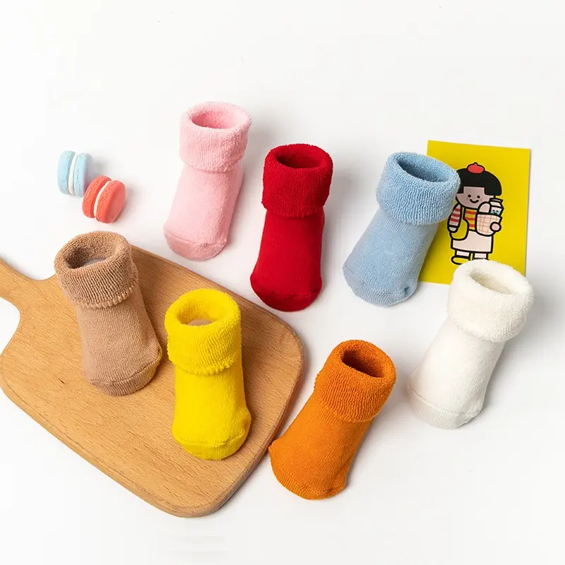 Asco Kaos Kaki Anak Bayi Balita Antislip Blush Kaki Baby Kids Socks Kaos Kaki Musim Dingin Tebal Kaus Kaki Anak 1 - 3 Tahun 1
