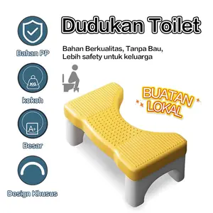 Greenland Bangku Pijakan Kaki Toilet Anti Slip – Nyaman & Sehat untuk Closet Duduk & Kamar Mandi HSB115
