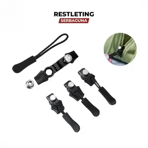 Ritsleting Pengganti Zipper Universal - Solusi Cepat Ganti Resleting Tanpa Jahit | Ritsleting Pengganti Zipper Universal | Penarik Ritsleting | Pengganti Penarik Ritsleting