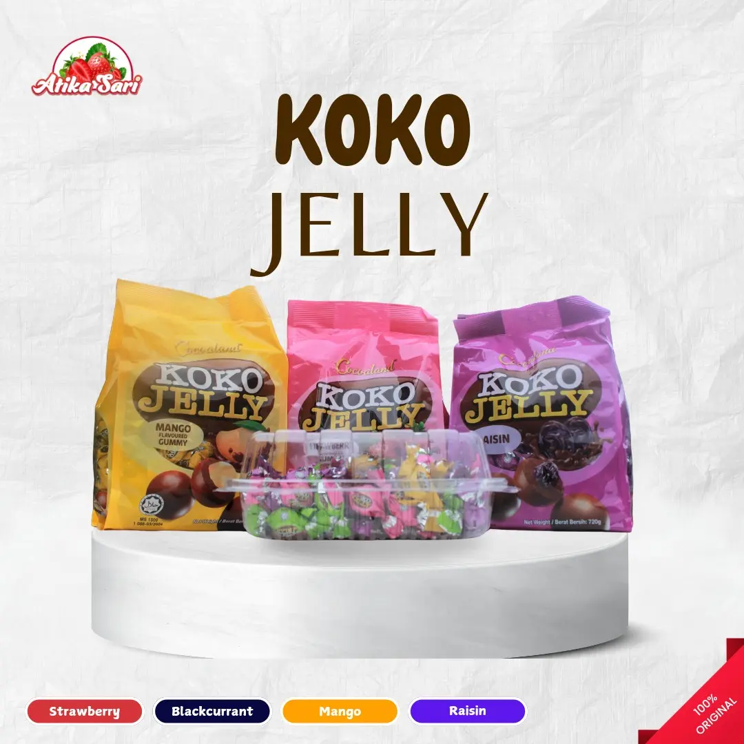 Koko Jelly Macan Perisa Gula gula