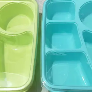 Tempat Makan Lunch Box 5 Sekat Hana Bygy Kotak Bekel 830 Ml Kitchenware Plastik Souvenir