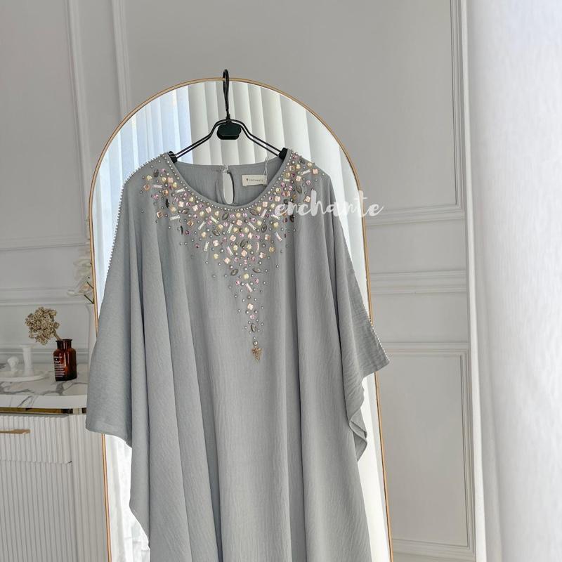 ￼SAPHIRE KAFTAN Crinkle Airflow Premium Jumbo Original By Enchante 5