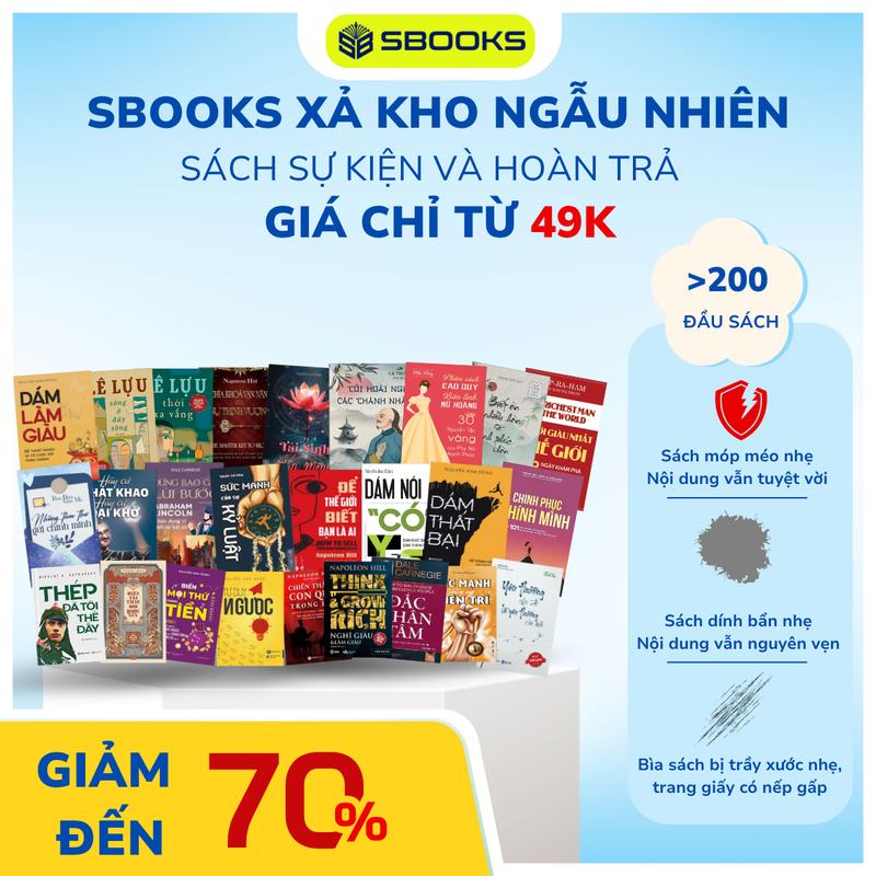 Xả Kho Sách Hàng Loạt Đồng Giá Cùng SBOOKS