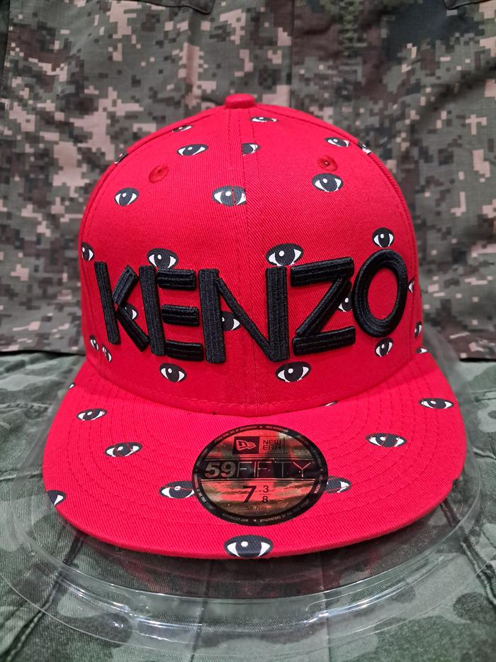 Promo Topi New Era 59Fifty X Kenzo Paris Eye AOP Fitted Size  display picture 1