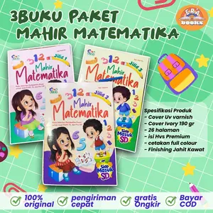 Buku Mahir Matematika Anak PAUD TK 3 Jilid persiapan Masuk SD