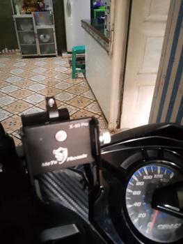 Product Review of ( FULLSET ) Holder Motor MoTo Phoenix X-50 Pro Full Logam dengan Bracket Extention Spion Motor Phone Holders & Mounts from u**5 0