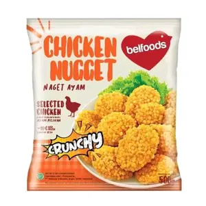 belfoods naget crispy crunhcy kemasan 120-140gr Goreng Makanan Nugget Chicken Frozen Halal Lauk food viral