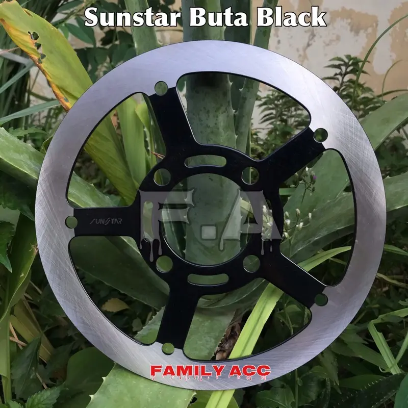 Piringan Cakram 220mm Sunstar Slim Buta Jupiter Mx / Jupiter Z / Jup Z1 / Vega Lama / Fizr / Vega ZR DLL Slim Buta Sunstar Datar 4 Lubang Motorcycle Disc