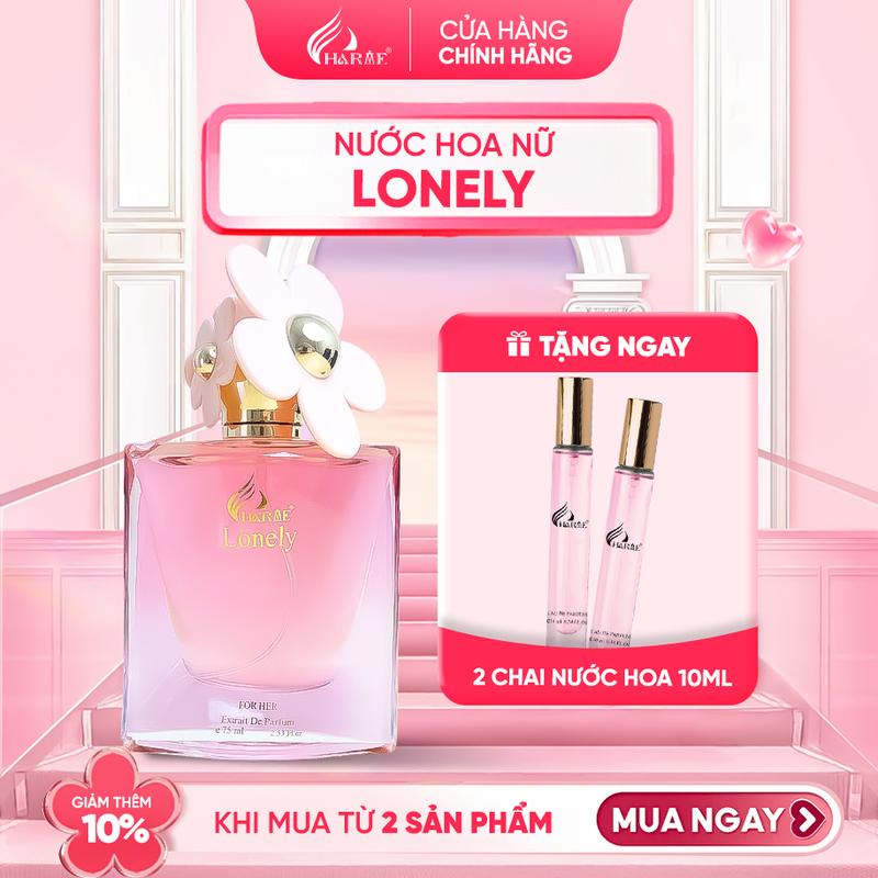 [MUA 1 ĐƯỢC 3] Nước hoa nữ Charme LONELY 75ml ngọt ngào ấm áp quyến rũ