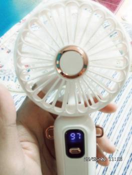 Product Review of CID39 Kipas Angin Lipat Mini Portable LED Display 5-Speed Wind Adjustment Kipas Genggam Kipas Kecil Foldable from ** ** ** ** ** 0