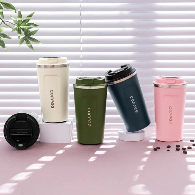 Ly Giữ Nhiệt Coffee 510ML Chất Liệu Inox SUS304 An Toàn, Cốc Giữ Nhiệt Đựng Cafe, Nước Nóng Lạnh Giữ Nhiệt Từ 6 - 8 Giờ - HUB ONEE