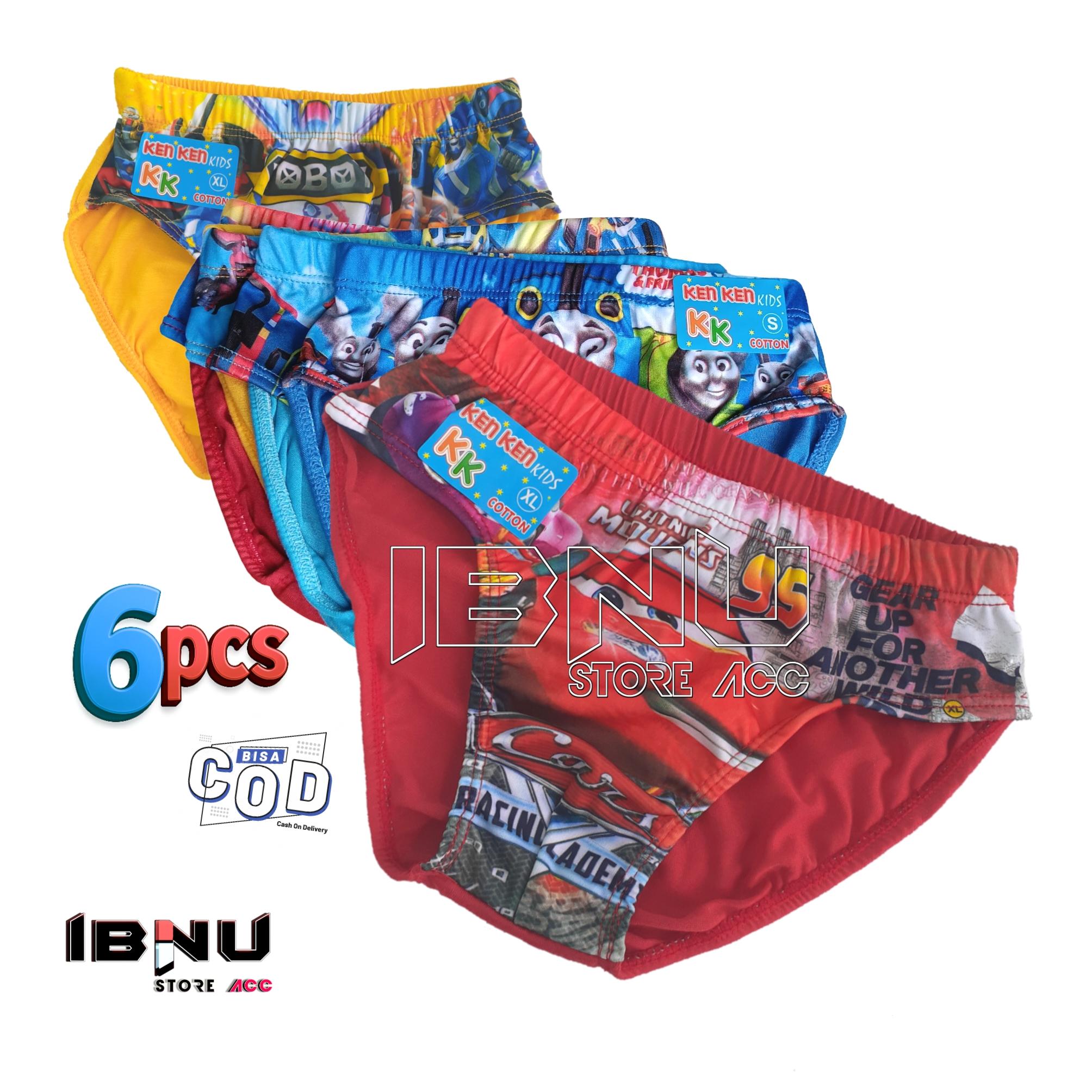 6pcs Sempak Celana Dalam Anak Laki-laki Motif Gambar Kartun Nyaman Bahan Katun Spandex Halus Cocok untuk Keseharian Anak Fashion cangcut 6pcs Sempak Celana Dalam Anak Laki-laki Motif Gambar Kartun Nyaman Bahan Katun Spandex Halus Cocok untuk Keseharian Anak Fashion cangcut