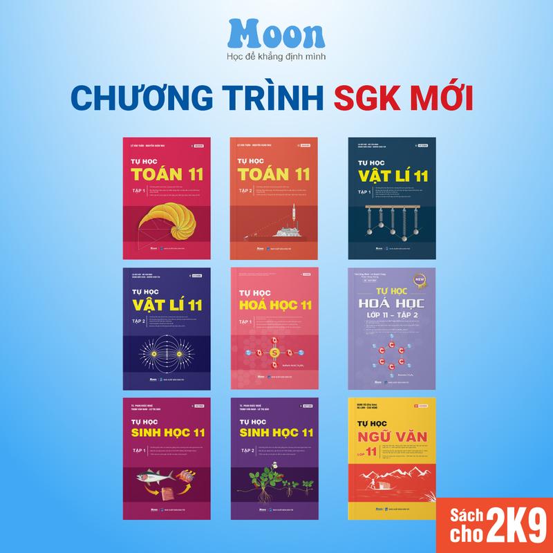  Sách lớp 11 cho 2k9 chương trình mới tự học toán lý hoá sinh 11 3 bộ kết nối tri thức chân trời sáng tạo cánh diều moonbook 