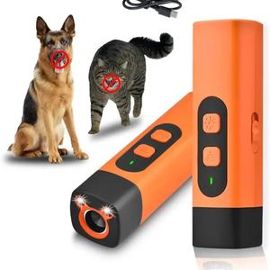 Repelente ultrasónico recargable para perros, emisor de frecuencia sonora segura, dispositivo anti ladridos, herramienta profesional de entrenamiento canino, paquete de 1