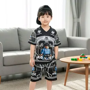 Setelan Jersey Anak Laki Laki 1-10 Th Full Printing Oneset Dengan Karakter Roblox