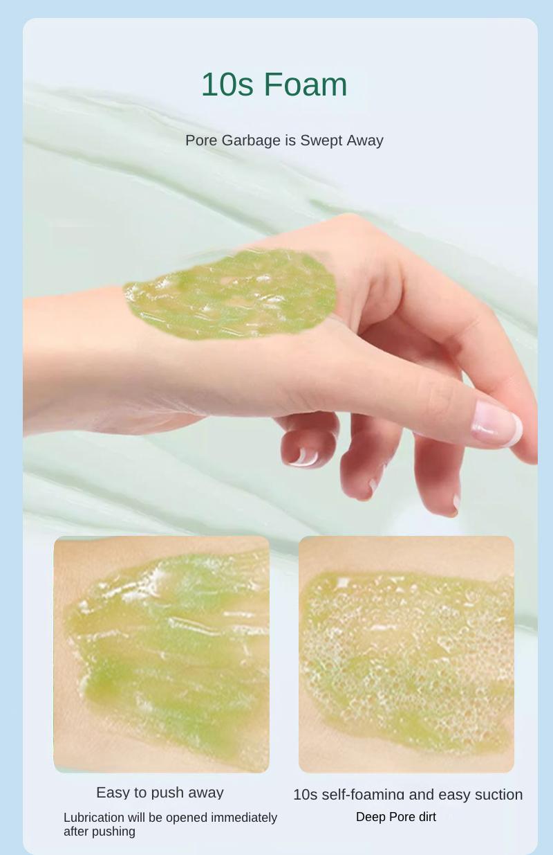 Product Introduction of Masker Wajah Berbusa, Melembabkan, Menghidrasi, Mengecilkan Pori-pori, Membersihkan Bintik Hitam Dalam Berbusa Sendiri 2