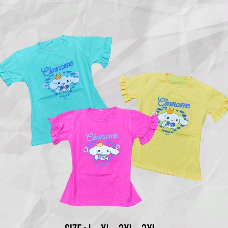 Kaos Atasan Anak motif Cinnamonroll Import 002 - Fashion 0