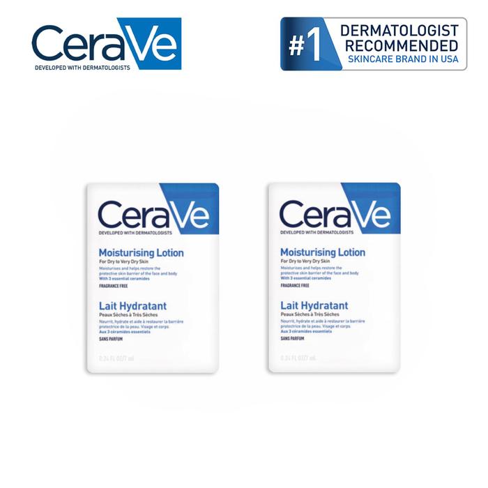 Gambar CeraVe Moisturizing Lotion 2x7ml dari CeraVe ID Kota Tangerang Tokopedia