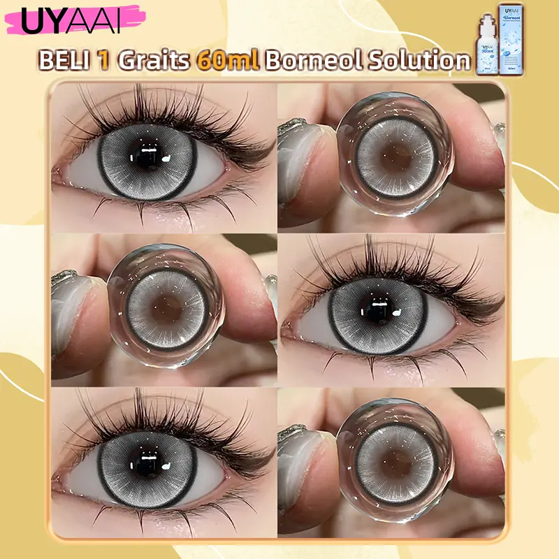 [COD] UYAAI SOFTLENS Siam LENSA KONTAK 1 passage Softlens korea Warna Natural NORMAL 14.2mm-15mm 6 MONTH