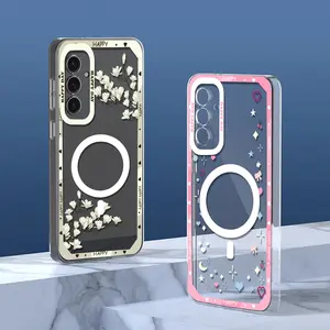 ABS-011 Softcase Silikon Clear Case bening Casing Cocok untuk Type Hp Samsung A15 A16 A06 A55 A54 A32 A25 A05S A05 A04 S23FE M54 MOTIF MAGSAFE Airbag Handphone Lentur
