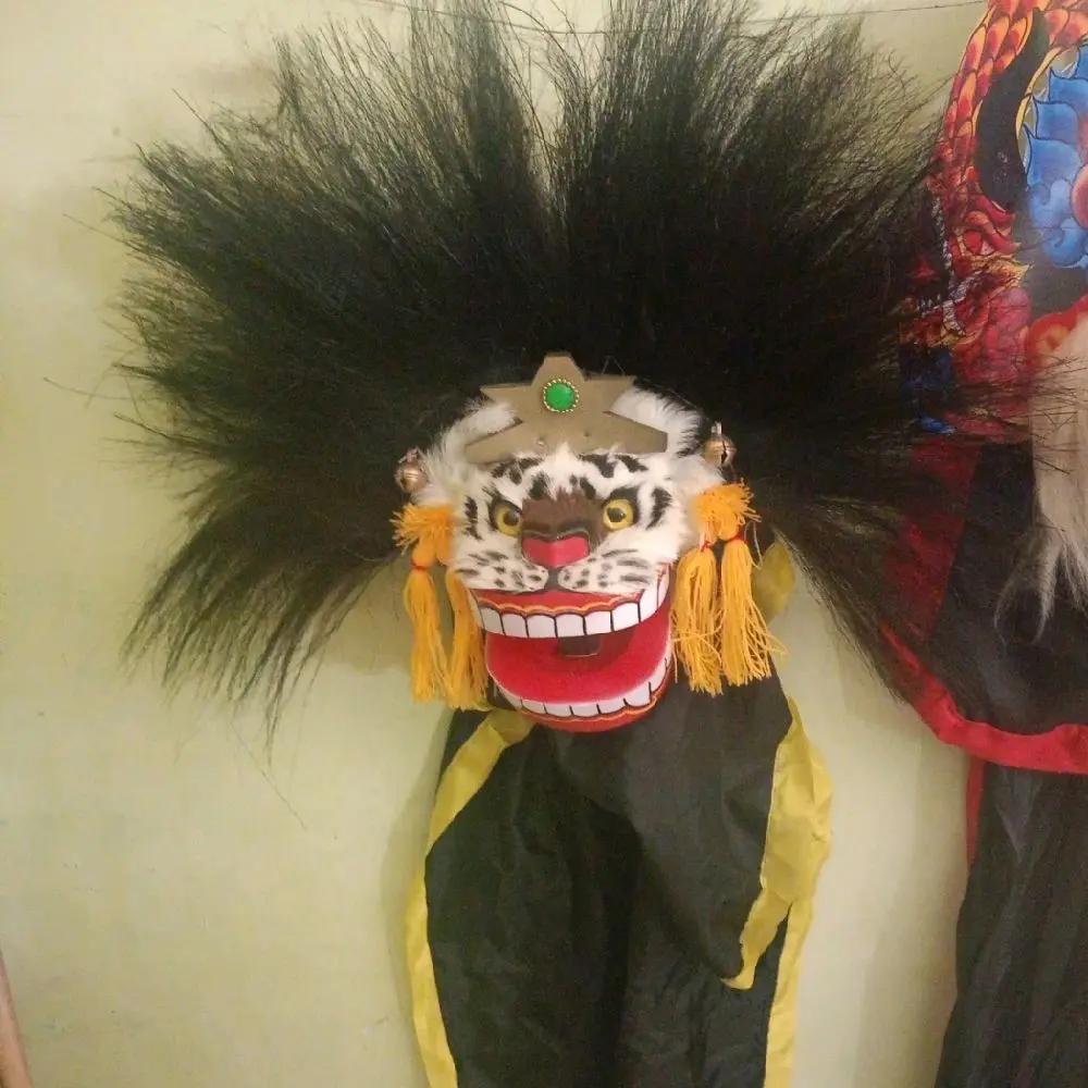 Barongan caplokan ukuran 16 cm rambut ijuk