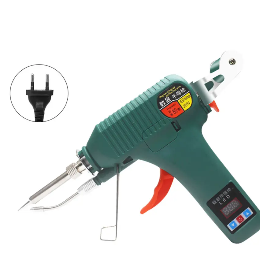 Soldering Iron Hand-Held Auto Send Tin Welding Heating Repair Tools with Removable Solder Wire Holder Electric Tin Welder