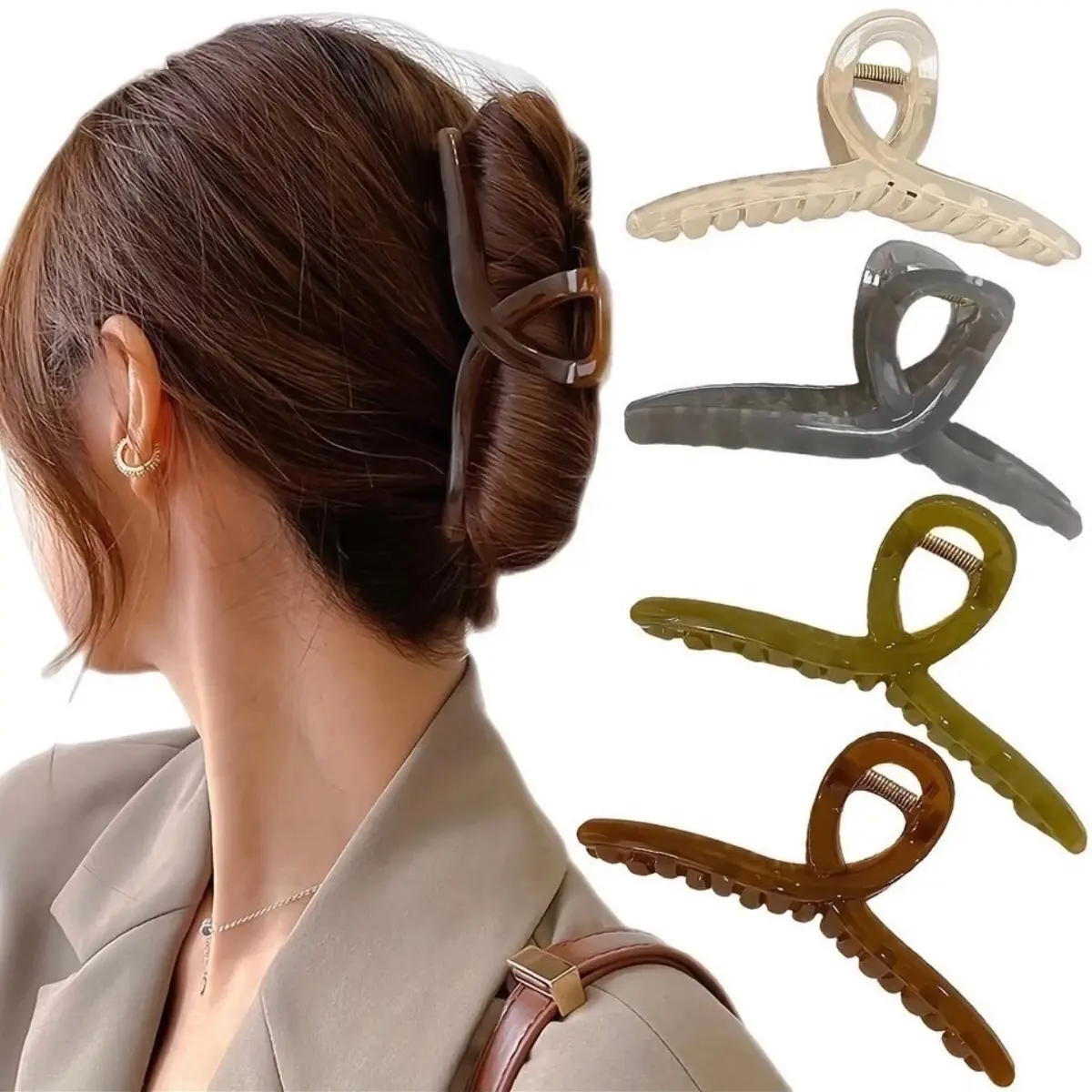 JEPITAN RAMBUT SALON GLOSSY FASHION KOREAN / JEDAI SALON GLOSSY KOREA MIX WARNA PREMIUM