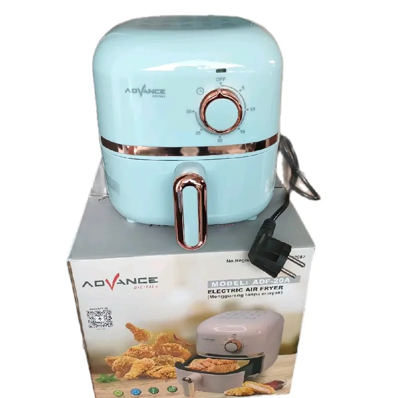 Advance ADF-20A Mesin Penggoreng Tanpa Minyak 2 Liter Hijau/Pink - Merah, Wadah Fryer 6