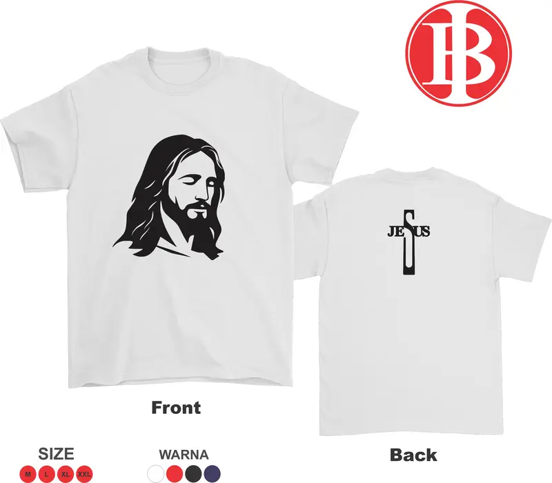 KAOS ROHANI JESUS / UNISEX TSHIRT / SALIB YESUS / KAOS KRISTEN Baju Distro 1