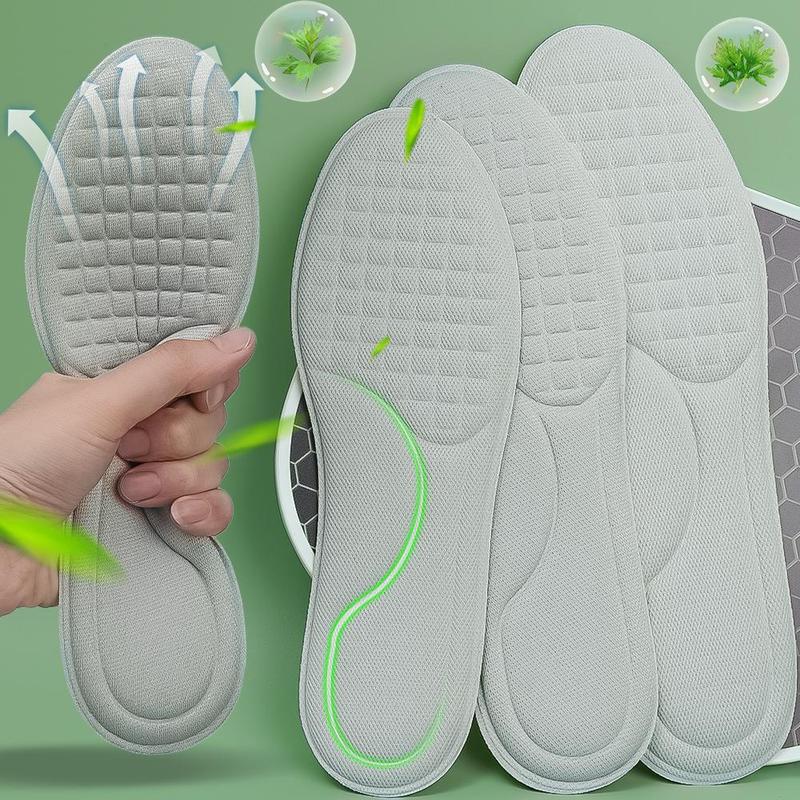 Product Introduction of 1 Pair Memory Foam Insoles Men Women Nano Deodorization Insole Sweat Absorption Sports Running Insoles 16
