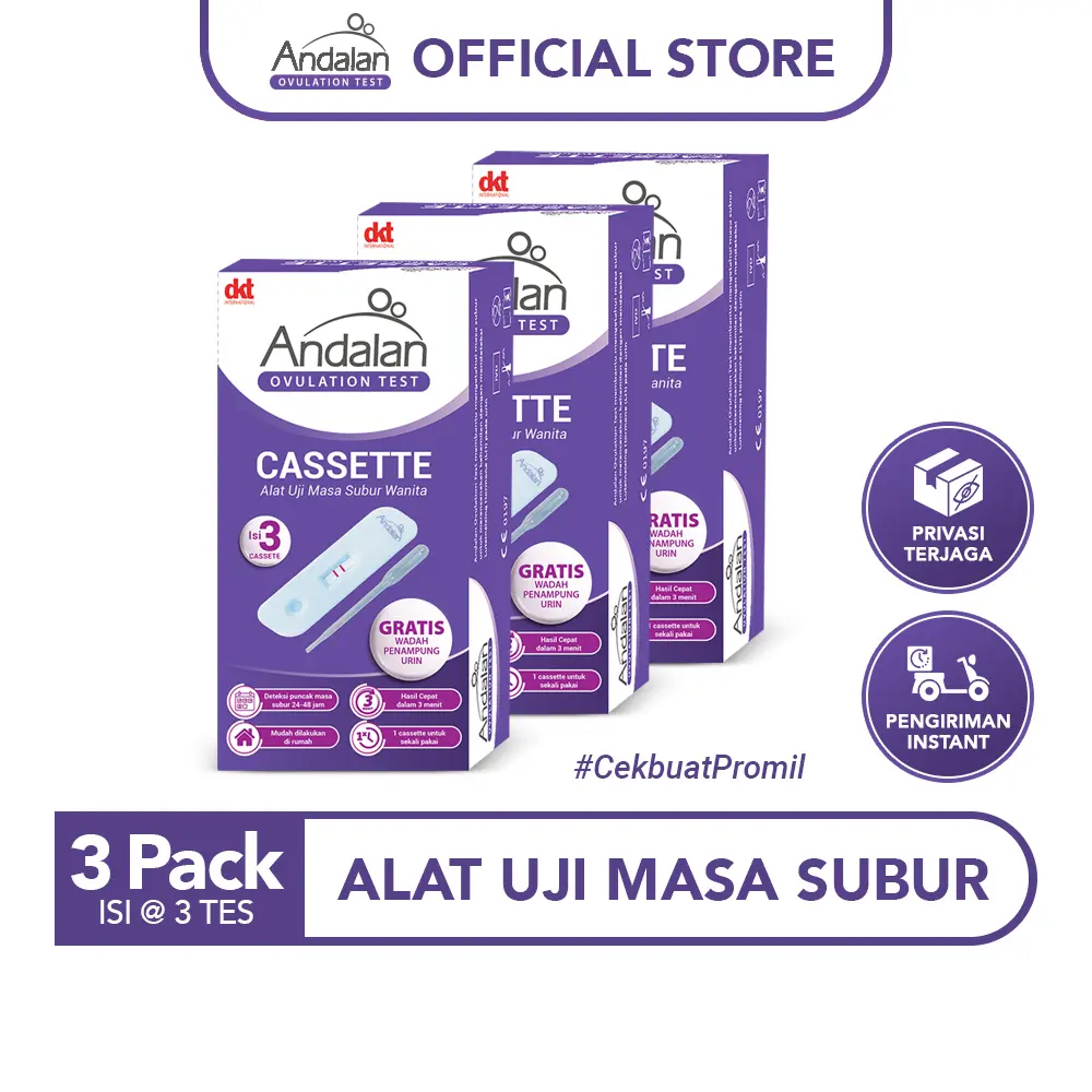 ANDALAN - Ovulation Test Kit x 3
